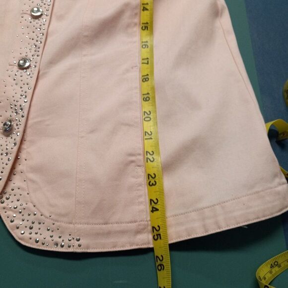 Quacker Factory Pink Embellished Vest - Picture 4 of 5